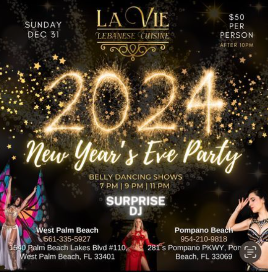 Celebrate the New Year in Style at La Vie Lebanese Restaurant!