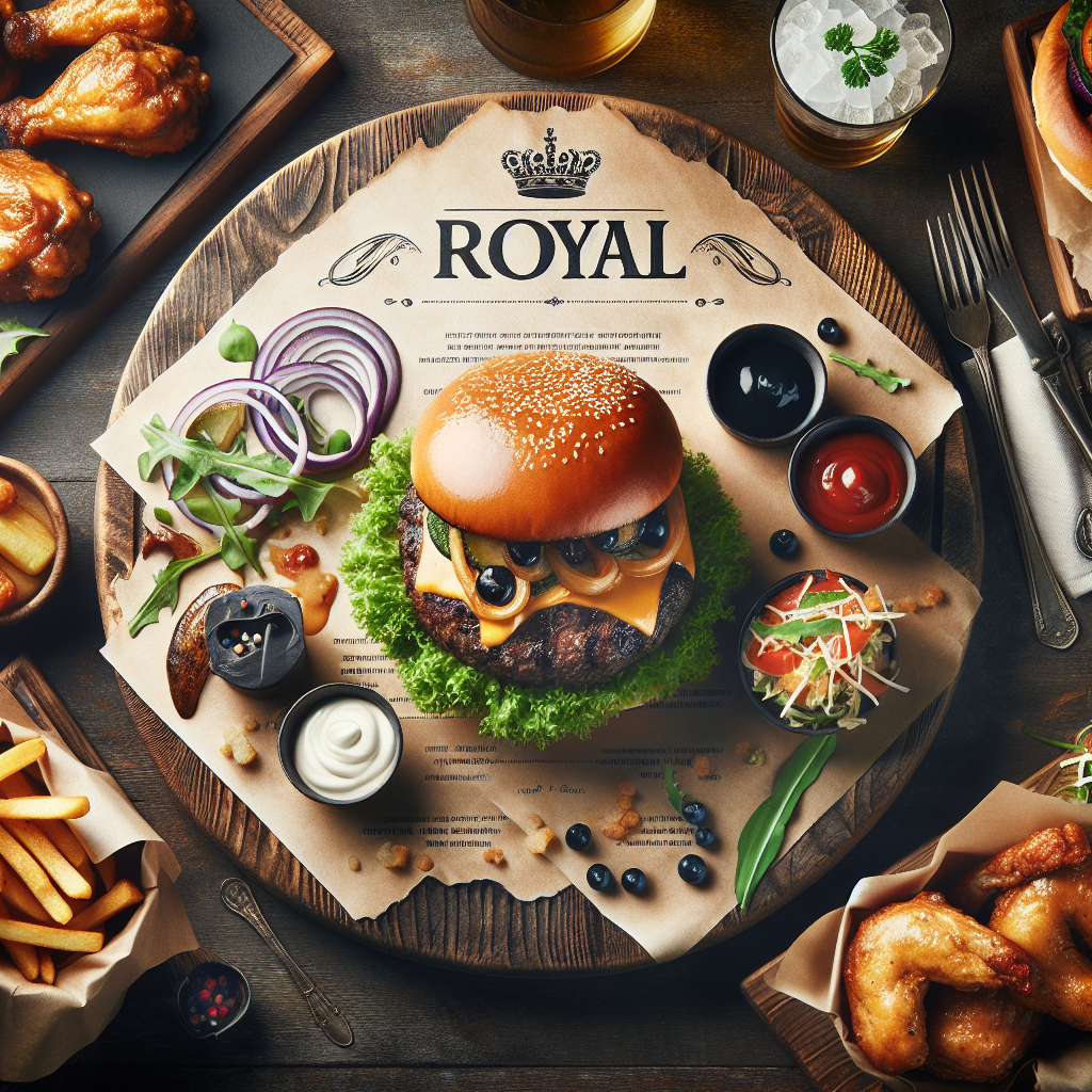 Discover The Royal Palmer - a burger masterpiece, and take a culinary tour through our diverse menu tailored for every taste.