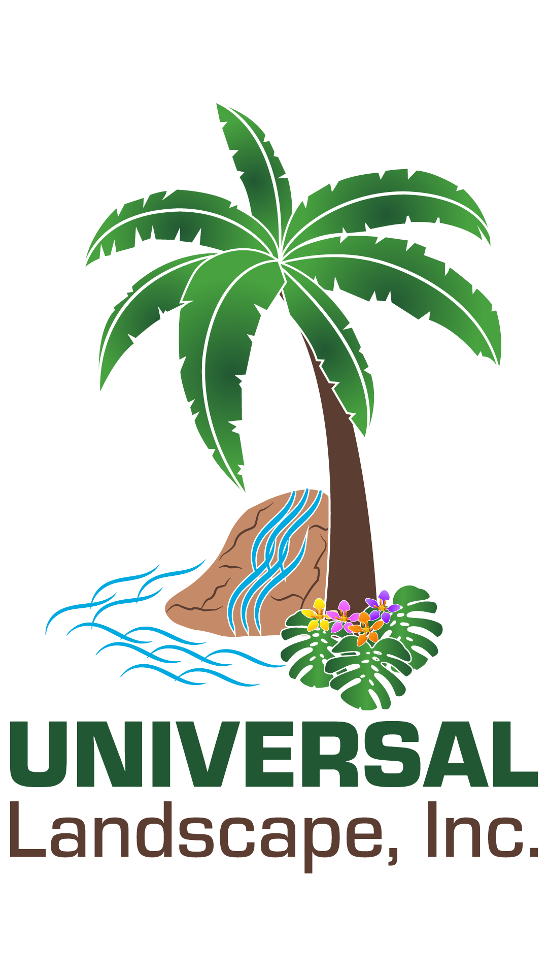 The Universal Landscape, Inc. logo, symbolizing quality and luxury in landscaping services.