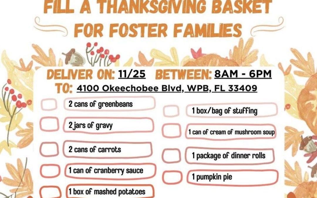 Get Creative for a Cause: FFC’s Thanksgiving Basket Drive Awaits!