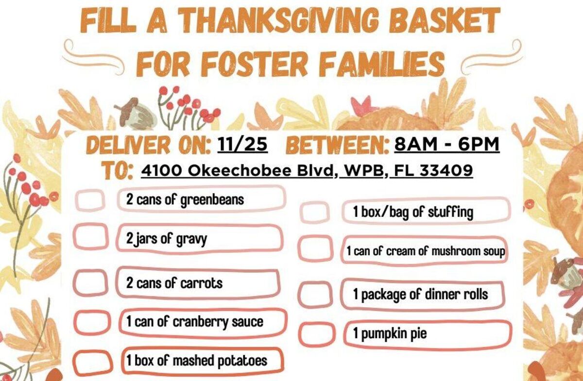 Get Creative for a Cause: FFC's Thanksgiving Basket Drive Awaits!